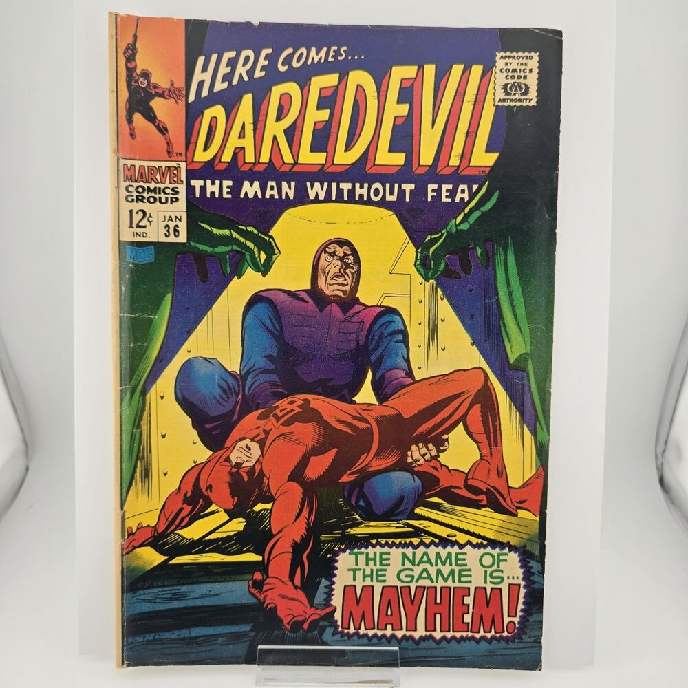 DAREDEVIL #36 Stan Lee, Gene Colan, Marvel Comics 1968